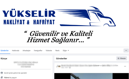 Adana Y�kselir Nakliyat Harfiyat online teklif